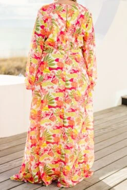 Way Too Complicated Dress, Tropical Fuchsia -Chic Soul Store WayTooComplicatedDress TropicalFuchsia 2