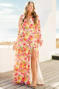Way Too Complicated Dress, Tropical Fuchsia -Chic Soul Store WayTooComplicatedDress TropicalFuchsia 6