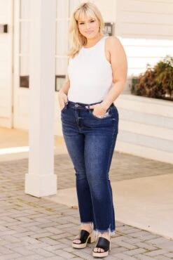 We Have Arrived Jeans, Dark Wash -Chic Soul Store WeHaveArrivedJeans DarkWash 4