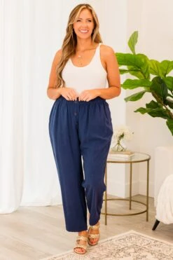 We're Not Done Pants, Navy -Chic Soul Store We reNotDonePants Navy 7 ec3fa0cf af49 48f7 9582 c6a97a6d17ad