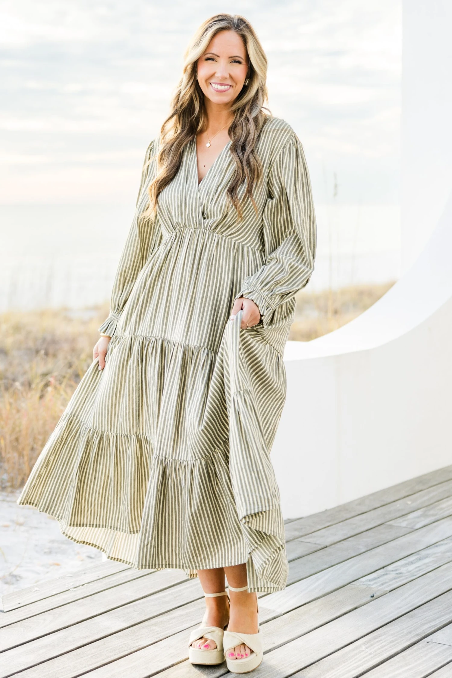 Weekend Daydream Midi Dress, Grey 3 Weekend Daydream Midi Dress, Grey