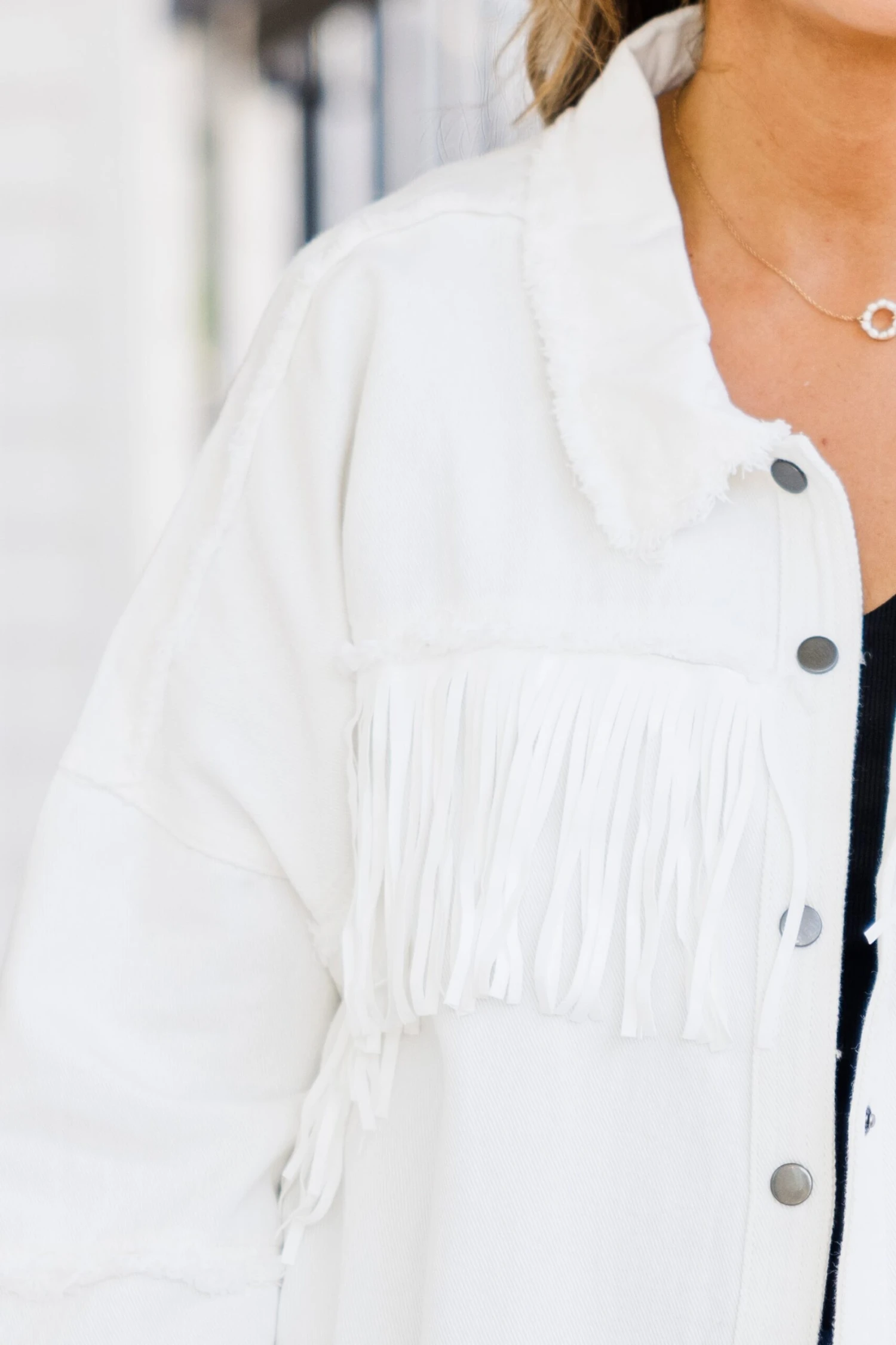 Weekend In Nashville Jacket, White 6 Weekend In Nashville Jacket, White - Image 4