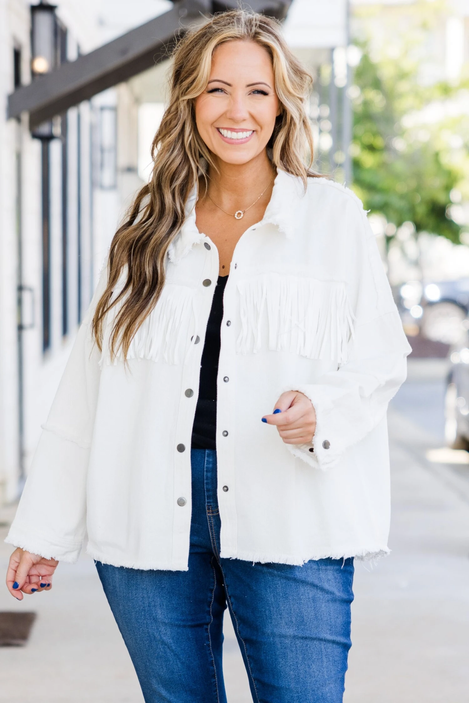 Weekend In Nashville Jacket, White 3 Weekend In Nashville Jacket, White