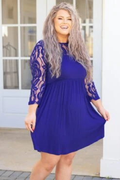 Weekend Memories Dress, Royal Blue