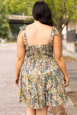 Weekend Sun Dress, Green Moss -Chic Soul Store WeekendSunDress GreenMoss 9774