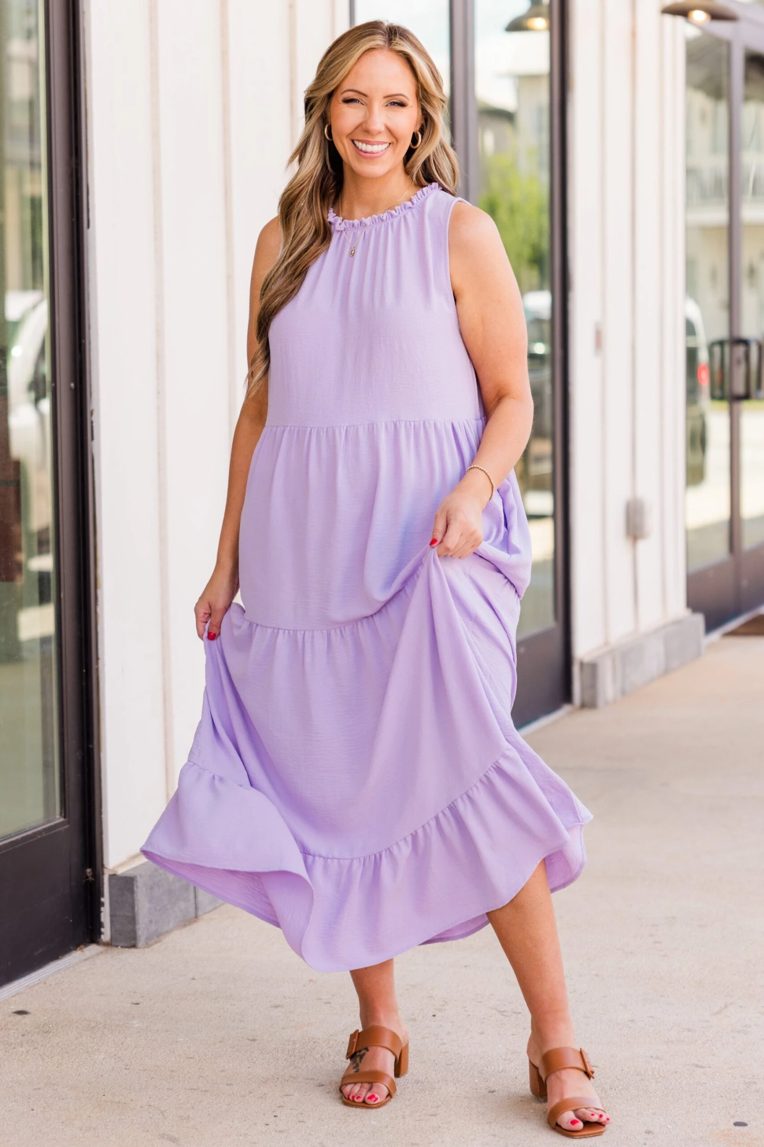 Weekend Wardrobe Maxi Dress, Lavender 4 Weekend Wardrobe Maxi Dress, Lavender - Image 2