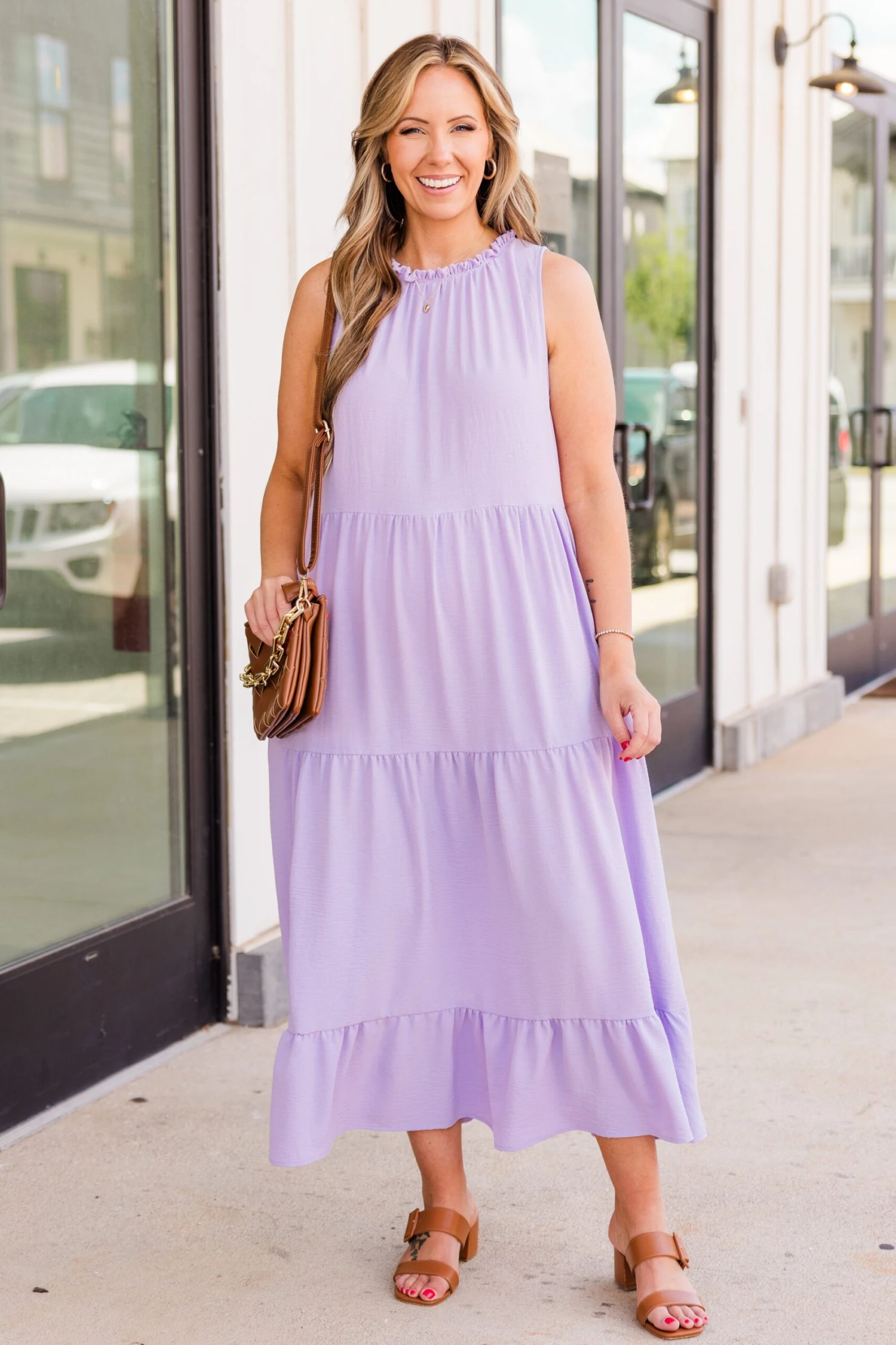 Weekend Wardrobe Maxi Dress, Lavender 5 Weekend Wardrobe Maxi Dress, Lavender - Image 3