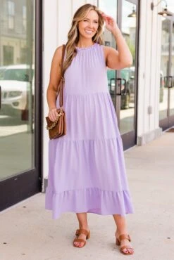 Weekend Wardrobe Maxi Dress, Lavender 11 Weekend Wardrobe Maxi Dress, Lavender -Chic Soul Store WeekendWardrobeMaxiDress Lavender 5