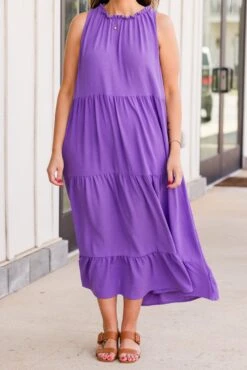 Weekend Wardrobe Maxi Dress, Purple 12 Weekend Wardrobe Maxi Dress, Purple -Chic Soul Store WeekendWardrobeMaxiDress Purple 3