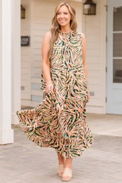 Weekend Wardrobe Maxi Dress, Tropical Tiger -Chic Soul Store WeekendWardrobeMaxiDress TropicalTiger 4