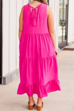 Weekend Wardrobe Maxi Dress, Ultra Hot Pink 13 Weekend Wardrobe Maxi Dress, Ultra Hot Pink -Chic Soul Store WeekendWardrobeMaxiDress UltraHotPink