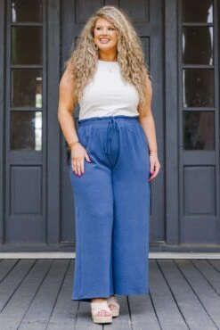 Weekend Wardrobe Pant, Denim -Chic Soul Store WeekendWardrobePant Denim 8