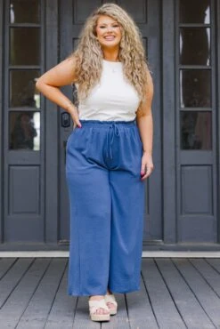 Weekend Wardrobe Pant, Denim -Chic Soul Store WeekendWardrobePant Denim 9