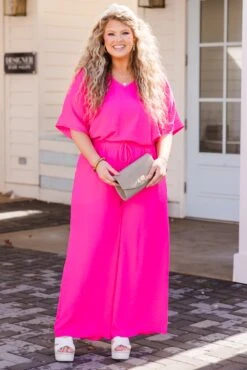 Weekend Wardrobe Pant, Ultra Pink 11 Weekend Wardrobe Pant, Ultra Pink -Chic Soul Store WeekendWardrobePant UltraPink 4