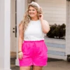 Weekend Wardrobe Short, Ultra Pink 1 Weekend Wardrobe Short, Ultra Pink -Chic Soul Store WeekendWardrobeShort 2024 04 23T16 42 51.835Z