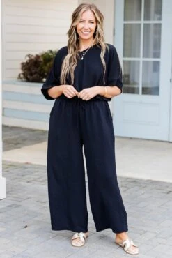 Weekend Wardrobe Top, Black 12 Weekend Wardrobe Top, Black -Chic Soul Store WeekendWardrobeTop Black 2