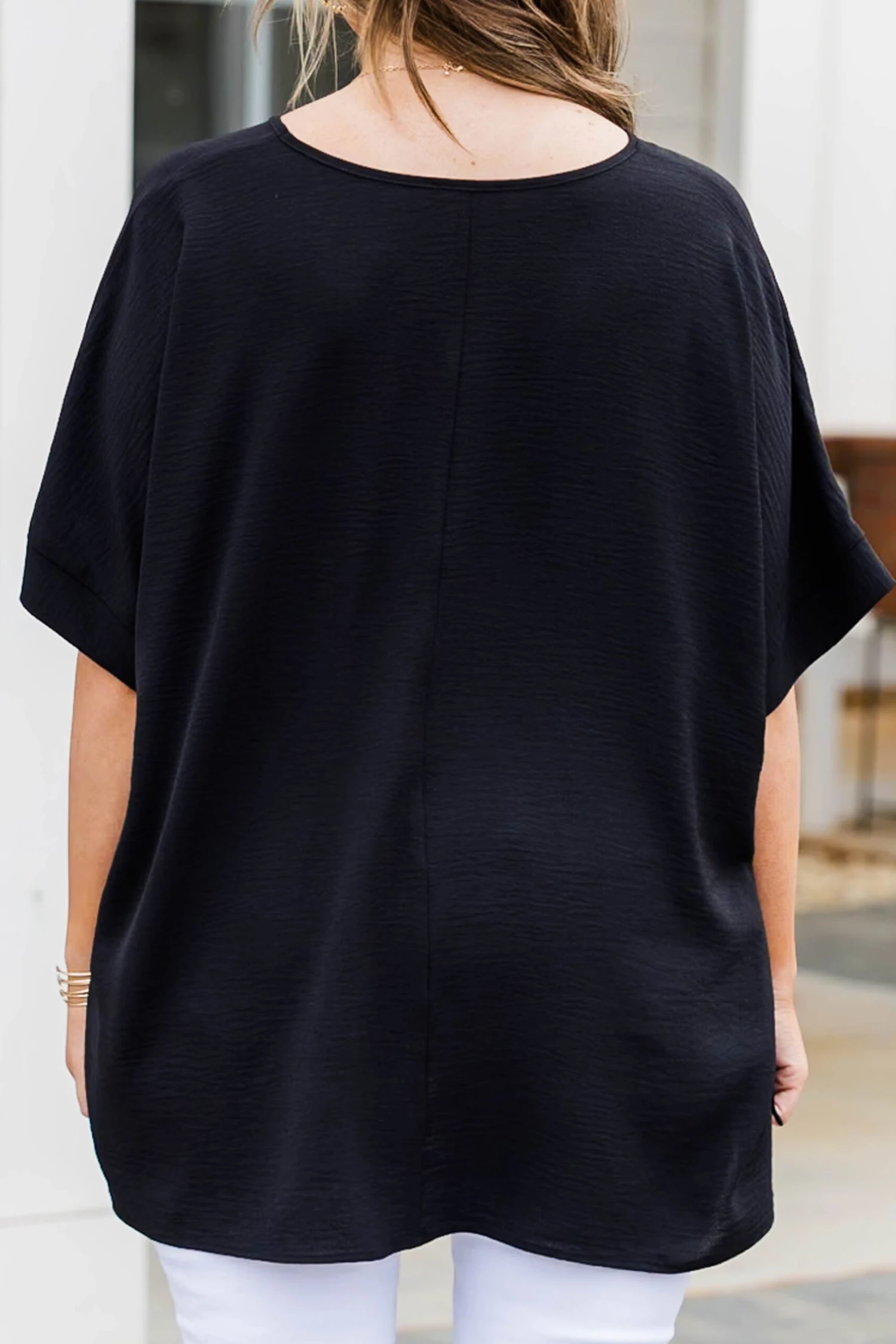 Weekend Wardrobe Top, Black 9 Weekend Wardrobe Top, Black - Image 7