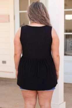 Weekender Babydoll Dotted, Black -Chic Soul Store WeekenderBabydollDotted Black 1566