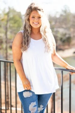 Weekender Waffle Babydoll, White 16 Weekender Waffle Babydoll, White -Chic Soul Store WeekenderWaffleBabydoll White 3