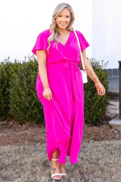 West Coast Sun Dress, Ultra Pink 10 West Coast Sun Dress, Ultra Pink -Chic Soul Store WestCoastSunDress UltraPink 3