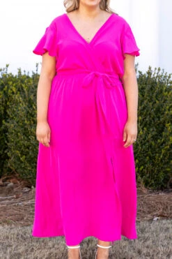 West Coast Sun Dress, Ultra Pink 11 West Coast Sun Dress, Ultra Pink -Chic Soul Store WestCoastSunDress UltraPink 8202