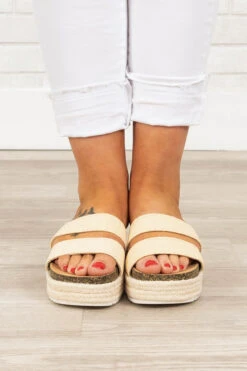 What A Day Sandals, Beige -Chic Soul Store WhatADaySandals Beige 0123