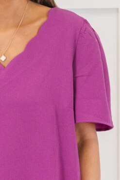 What Is It Like Top, Magenta -Chic Soul Store WhatIsItLikeTop Magenta 3