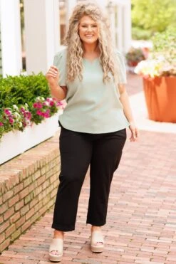 What Is It Like Top, Sage -Chic Soul Store WhatIsItLikeTop Sage 5