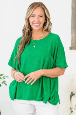 What Is The Call Top, Kelly Green