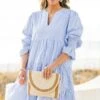 What You Know Dress, Blue -Chic Soul Store WhatYouKnowDress Blue 5