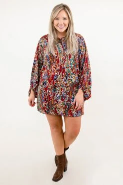 When You See It Dress, Marsala -Chic Soul Store WhenYouSeeItDress Marsala 2937