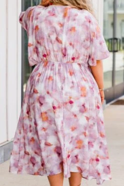 Whirling Day Dreams Dress, Pink -Chic Soul Store WhirlingDayDreamsDress Pink