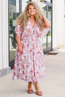 Whirling Day Dreams Dress, Pink -Chic Soul Store WhirlingDayDreamsDress Pink 5