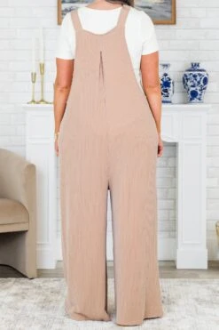 Whirlwind Wonder Jumpsuit, Mocha -Chic Soul Store WhirlwindWonderJumpsuit Mocha 2 8377d2d6 c500 4234 b3cf 40e2efbcc7ab