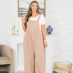 Whirlwind Wonder Jumpsuit, Mocha -Chic Soul Store WhirlwindWonderJumpsuit Mocha 41056c72 cee7 488c bb58 675e0d77444e