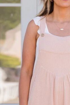 Whirlwind Wonder Jumpsuit, Taupe -Chic Soul Store WhirlwindWonderOveralls Taupe 2 2