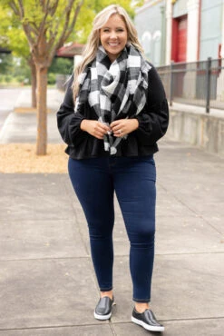 Whisked Away Scarf, Black-White 10 Whisked Away Scarf, Black-White -Chic Soul Store WhiskedAwayScarf Black White