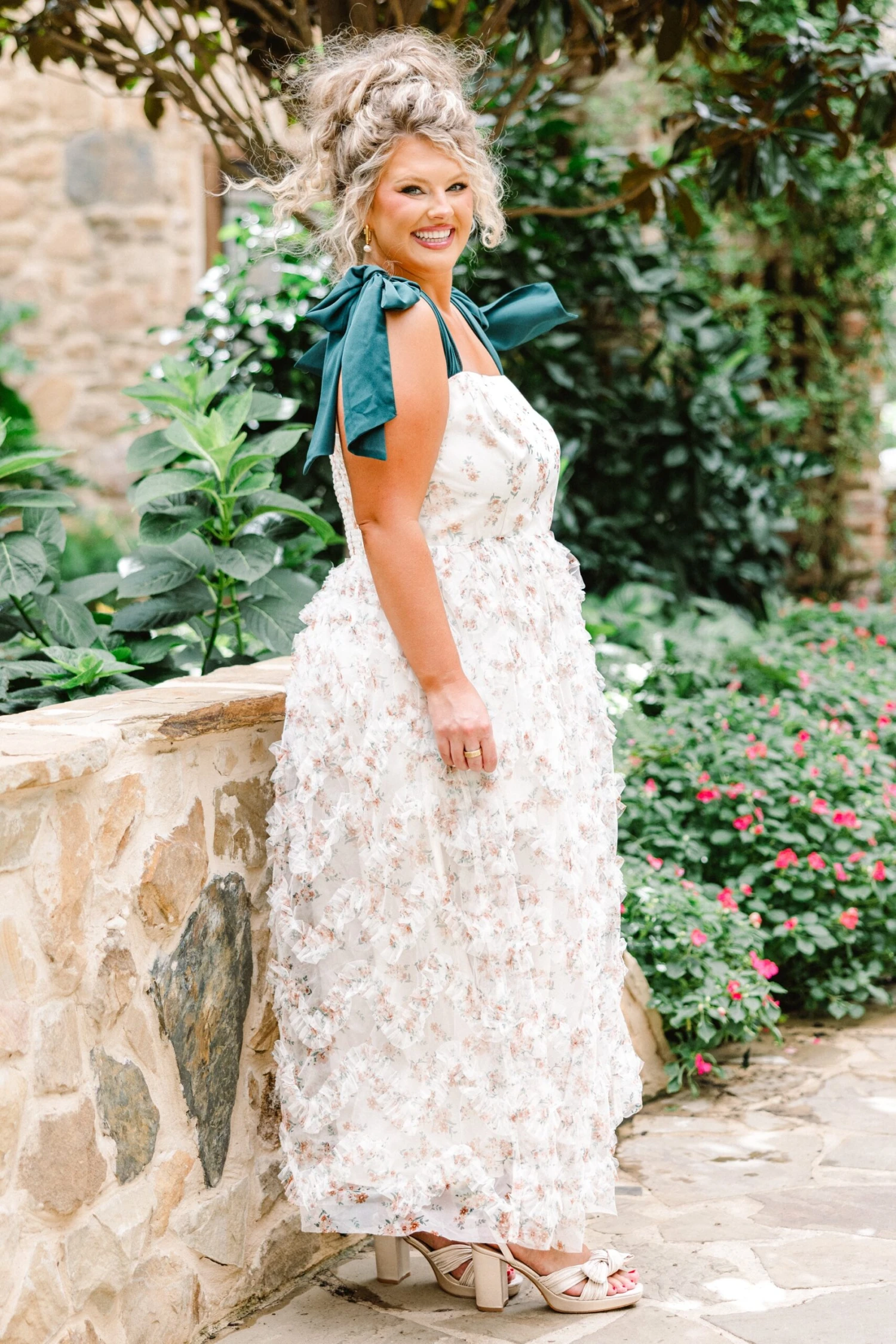 Whispered Wishes Dress, Amber Glow 6 Whispered Wishes Dress, Amber Glow - Image 4