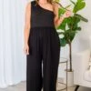 Whispering Breeze Jumpsuit, Black -Chic Soul Store WhisperingBreezeJumpsuit Black 3