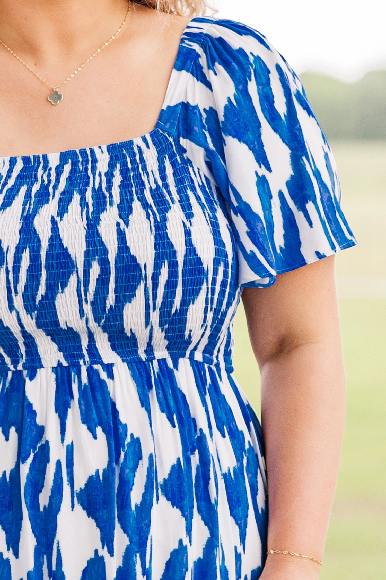 Whispering Meadows Dress, Blue 6 Whispering Meadows Dress, Blue - Image 4