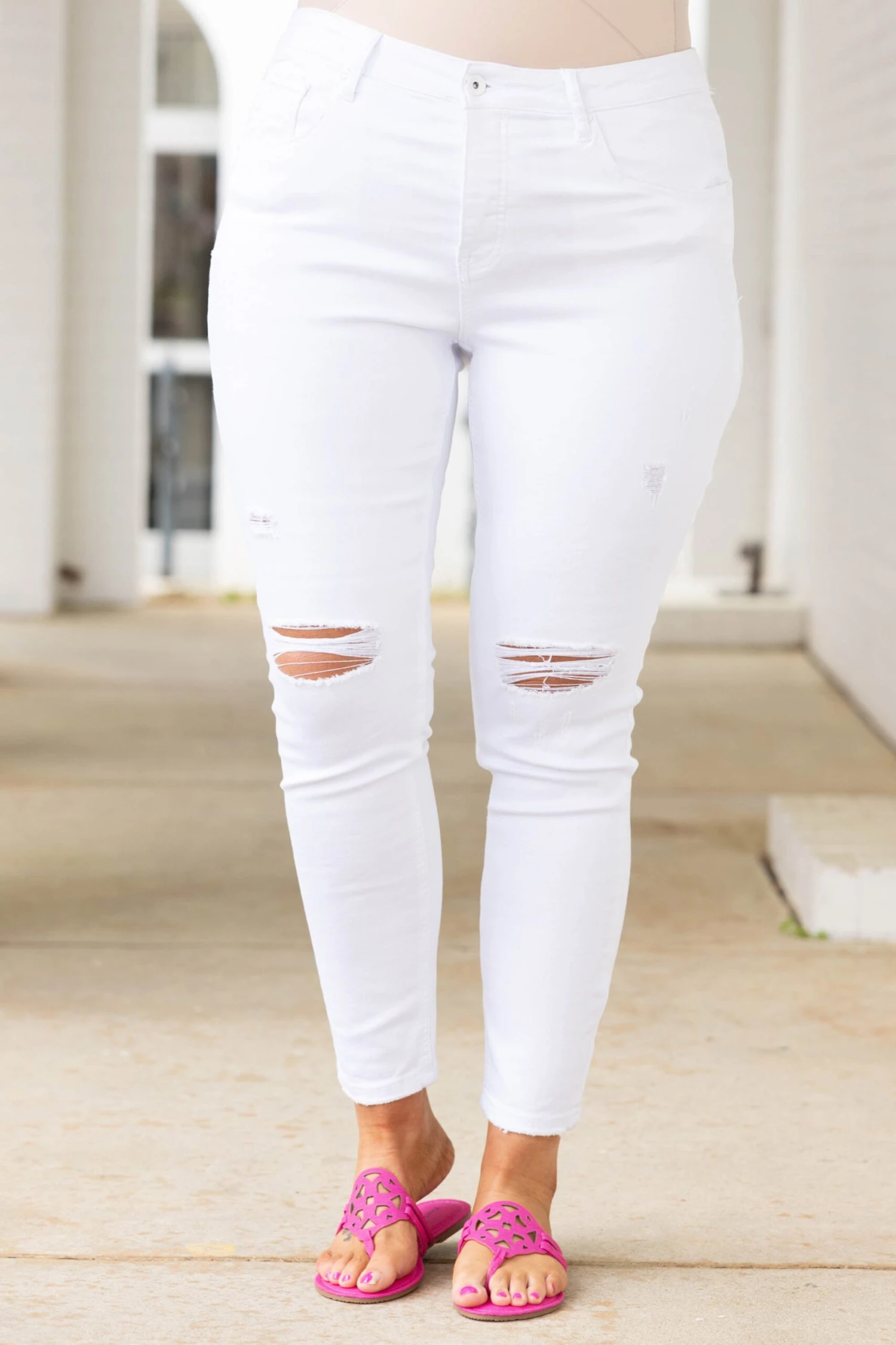 White Out Jeans, White 5 White Out Jeans, White - Image 3