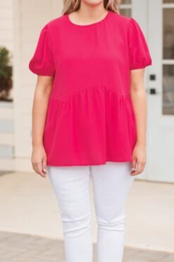 Who I've Been Searching For Top, Hot Pink 11 Who I've Been Searching For Top, Hot Pink -Chic Soul Store WhoI veBeenSearchingForTop HotPink 2