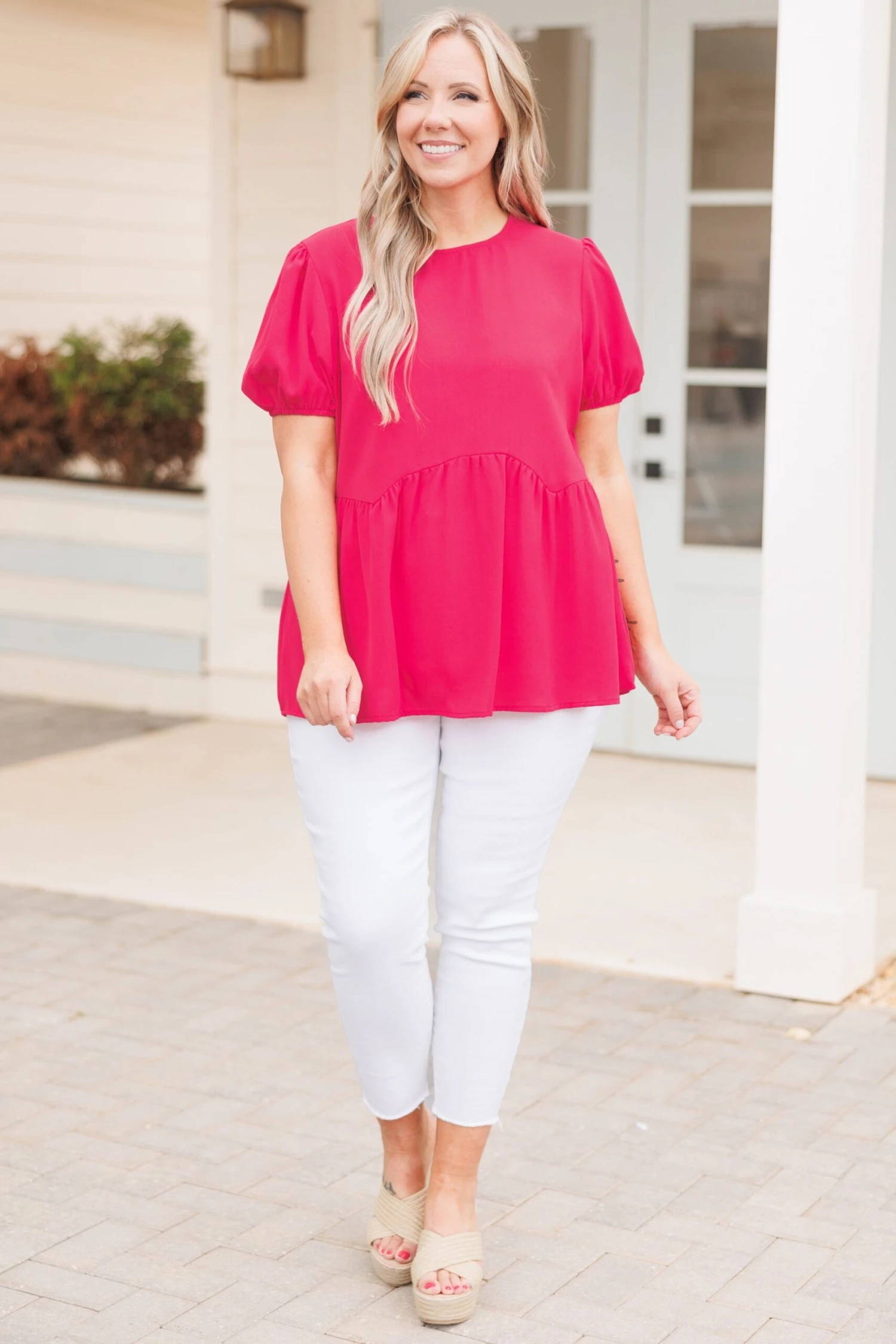 Who I've Been Searching For Top, Hot Pink 4 Who I've Been Searching For Top, Hot Pink - Image 2