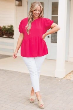 Who I've Been Searching For Top, Hot Pink 10 Who I've Been Searching For Top, Hot Pink -Chic Soul Store WhoI veBeenSearchingForTop HotPink 4