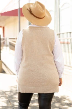 Wind Down Vest, Taupe -Chic Soul Store WindDownVest Taupe 0013