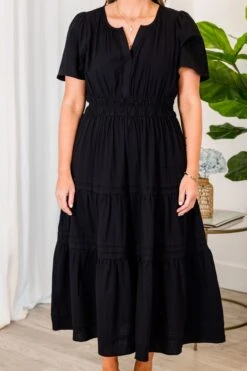 Wish Me Joy Dress, Black -Chic Soul Store WishMeJoyDress Black 2