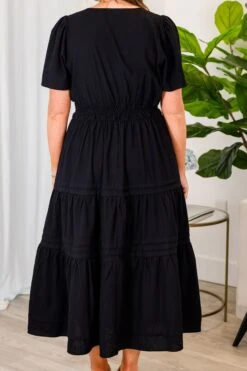 Wish Me Joy Dress, Black -Chic Soul Store WishMeJoyDress Black