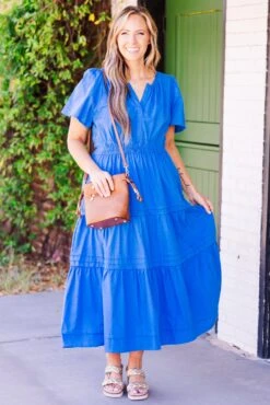 Wish Me Joy Dress, Blue -Chic Soul Store WishMeJoyDress Blue 7