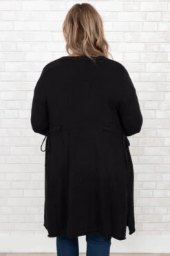 Wishing For Lovely Weather Cardigan, Black -Chic Soul Store WishingForLovelyWeatherCardigan Black 0015