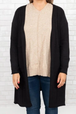Wishing For Lovely Weather Cardigan, Black -Chic Soul Store WishingForLovelyWeatherCardigan Black 0016